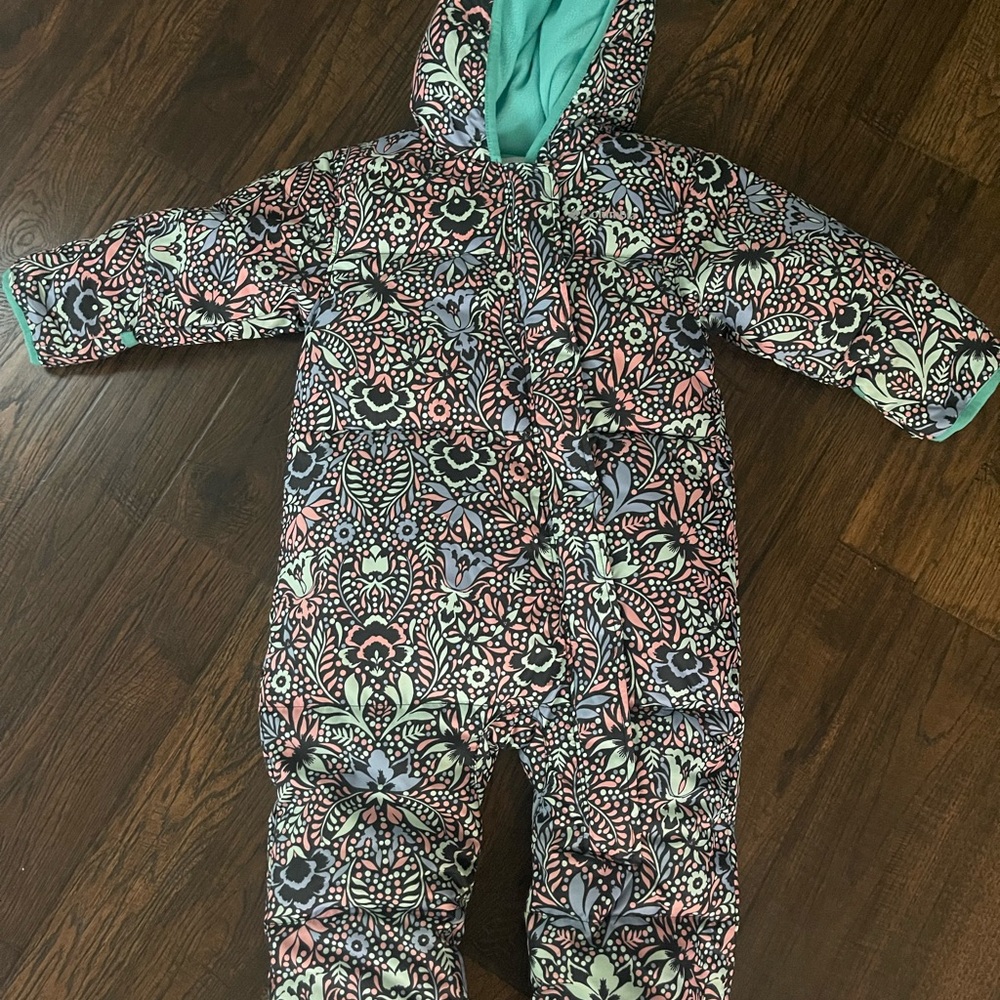 Columbia Kids Floral Snowsuit - Multicolor
